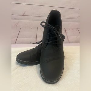 Bobs Skechers Black Plush Foam Ankle Booties Women's Size 10